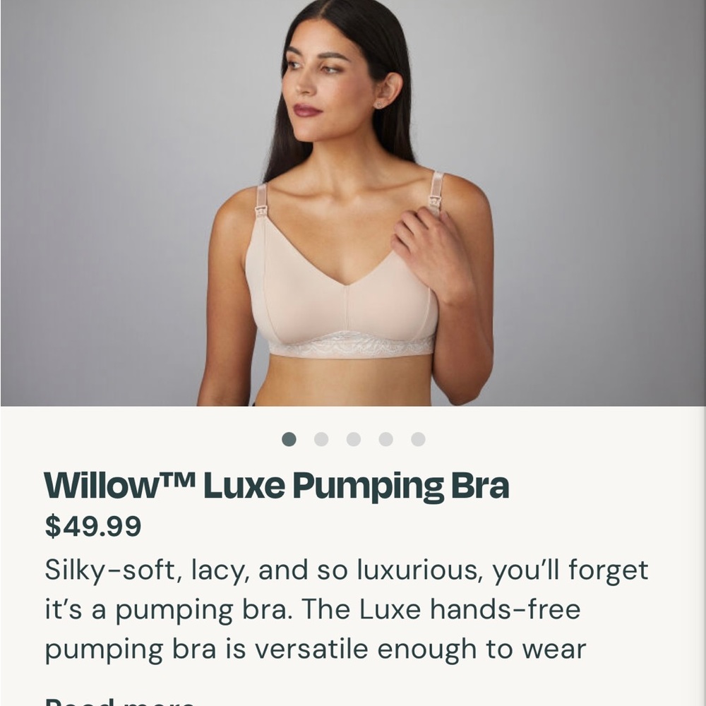 Willow Luxe pump bra - champagne in M